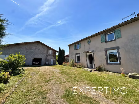 maison 125 m2 3 chambres + grange + terrain 1800 m2 saint de