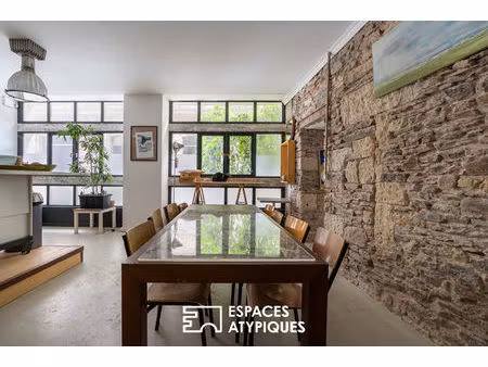 loft-atelier de 123 m² à nantes centre : un lieu unique pour un projet de vie  d'activité 