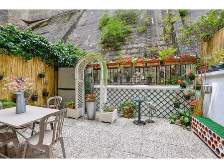 exclusivite- custine - lamarck caulaincourt - 45 m2 - terrasse 20 m2