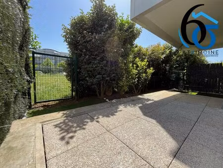 colomiers : t2 44m² avec jardin et terrasse