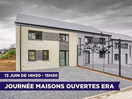 maison neuve 3 façades avec jardin à saint-hubert
