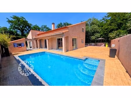 laroque des albères - belle villa 4 faces avec piscine