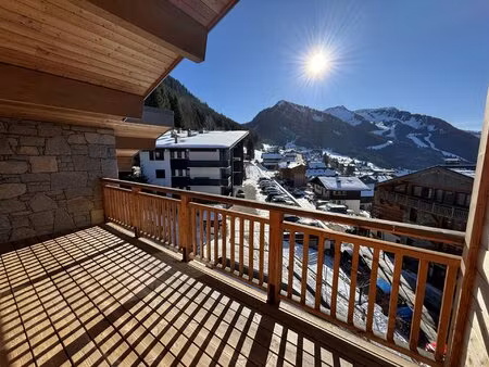 appartement luxueux et unique au coeur de châtel  accès direct aux pistes