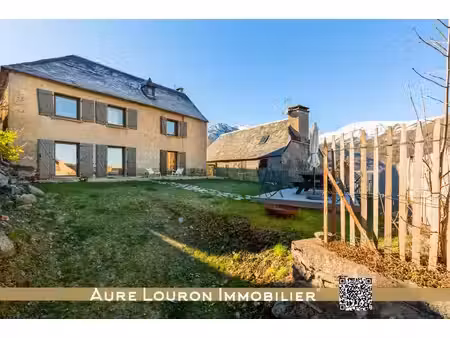 maison pyrénéenne authentique 143m2 avec jardin sur les hauteurs de saint-lary (sailhan)