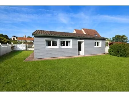 maison de plain pied  quiberville sur mer  plage à pied