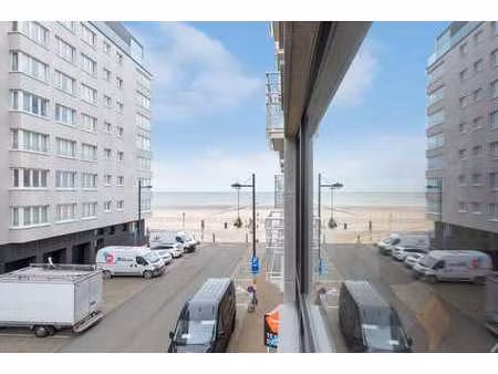 studio avec vue latérale sur la mer à vendre à middelkerke.