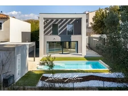 eoures (13011) – maison d’architecte contemporaine t4 de 114 m² – piscine chauffée –...