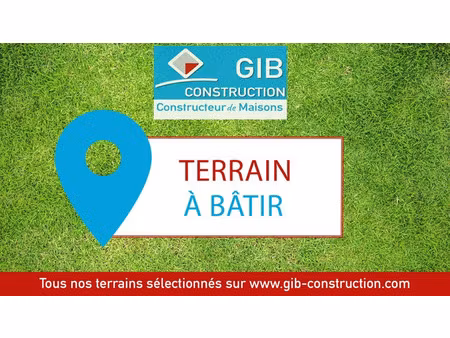 vente terrain à construire 450 m² abzac (33230)