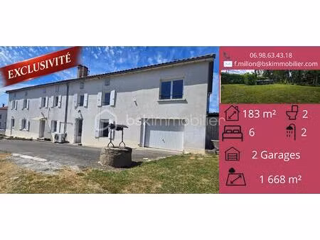 maison longere de 183 m² à largeasse