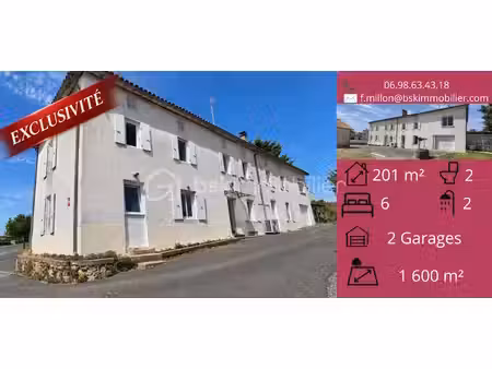 maison longere de 201 m² à largeasse