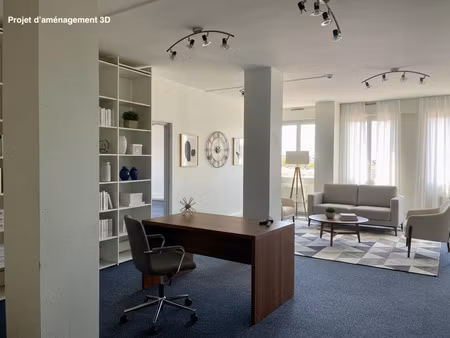 bureau 1 pièce - 46 m²