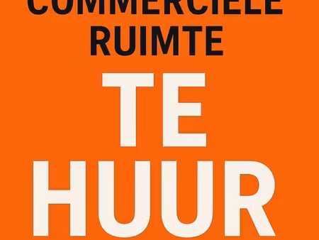 commerciële ruimte +/120m² met zicht op groen