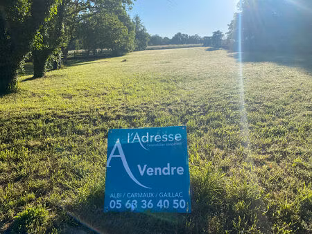 vente terrain  1494.00m²  carmaux
