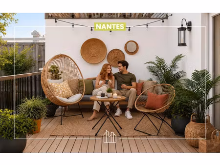 vente appartement neuf 4 pièces 138m2 nantes - 724000 € - surface privée