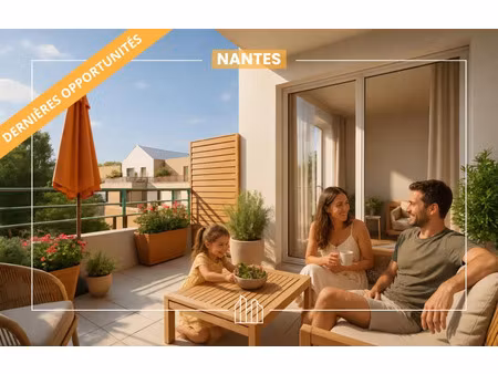 vente appartement neuf 4 pièces 98m2 nantes - 604000 € - surface privée