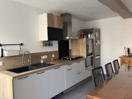 maison en pierre rénovée avec plus de 50m2 de dépendances et jardin arboré au centre de la