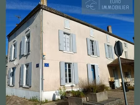 maison de village  4 chambres   385m² terrain  bernos-beaulac 