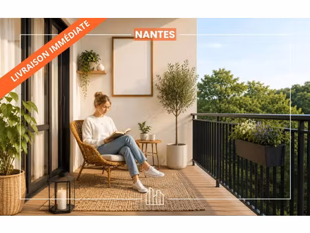 vente appartement neuf 4 pièces 79m2 nantes - 336796 € - surface privée