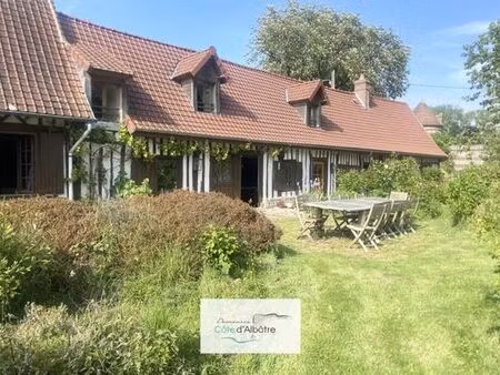 maison de prestige de 170 m2 en vente veules-les-roses  normandie