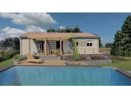 vente maison 4 pièces 80 m² le tuzan (33125)