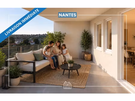 vente appartement neuf 4 pièces 79m2 nantes - 296100 € - surface privée