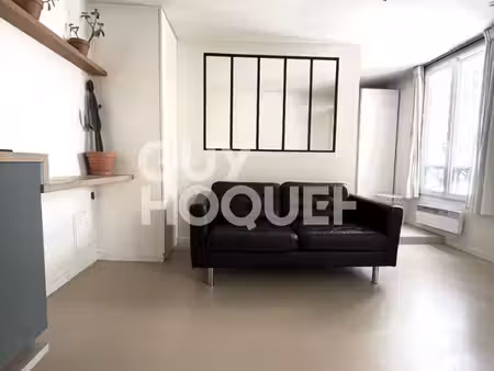 exclusivite guy hoquet oberkampf - appartement de 2 pieces - 25 88 m2 - 289 000 