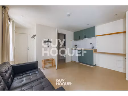 exclusivite guy hoquet oberkampf - appartement de 2 pieces - 25 88 m2 - 299 000 