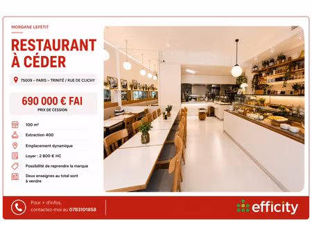 fonds de commerce - 100 m²