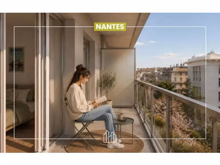 vente appartement neuf 1 pièces 24m2 nantes - 144000 € - surface privée