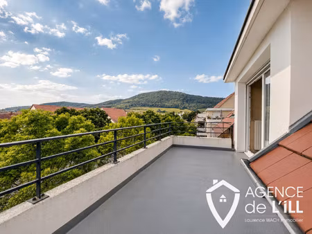 appartement 2 pièces 46m2 attique châtenois