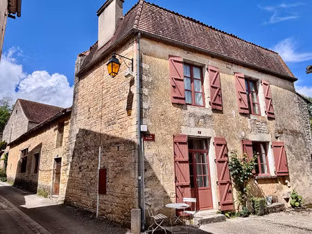 demeure de caractère avec gite  grange et jardin au coeur du village médiéval de nanteuil-