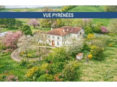 samatan propriété avec deux habitations parc arboré & vue pyrénées