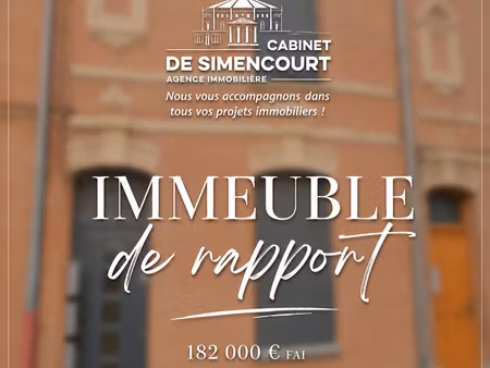 achat immeuble 85m² amiens 80090