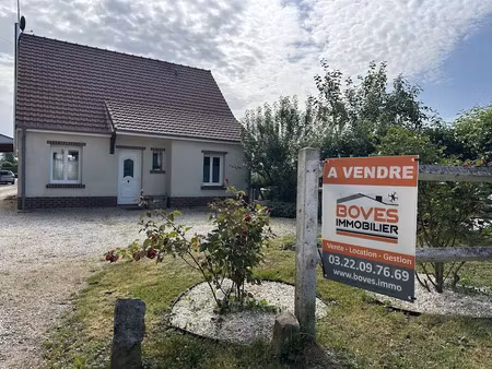 vente maison 4 pièces 90 m² à gentelles (80800)  199 000 €