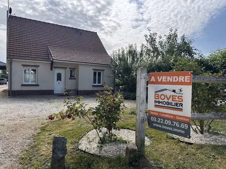 vente maison 4 pièces 90 m² à gentelles (80800)  208 000 €