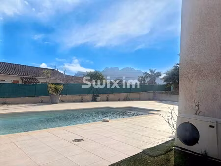 villa 4 pièces avec piscine face au rocher de roquebrune
