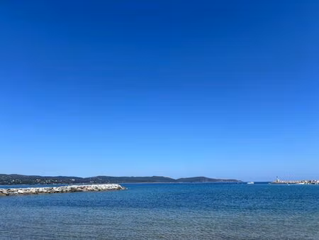 cavalaire sur mer - face à la promenade de la mer - t4 standing
