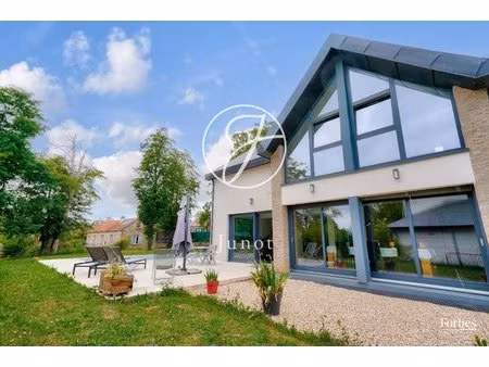 crespières - parc du chateau - maison d'architecte - 4 chambres - 240 m² - terrain 1016m²