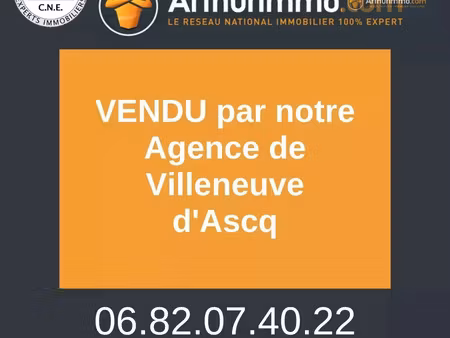 vente appartement 3 pièces 77 m2 à lille