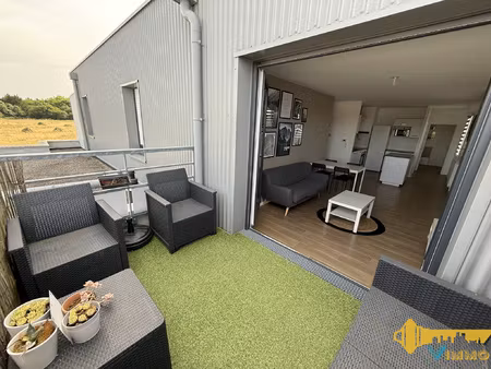 appartement t2 50m2 + terrasse + parking