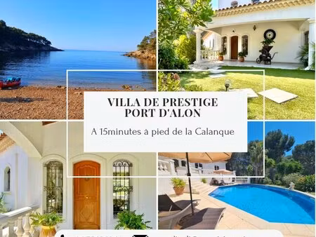 villa proche calanque port d'alon