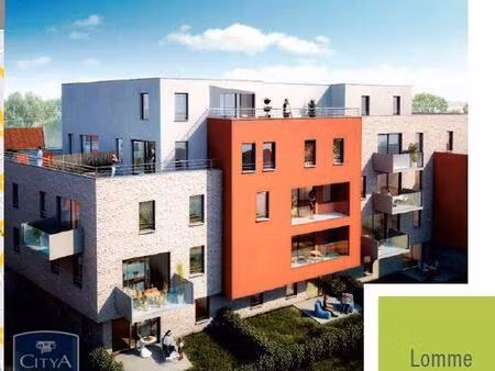 location appartement 2 pièces 42m² lomme 59160