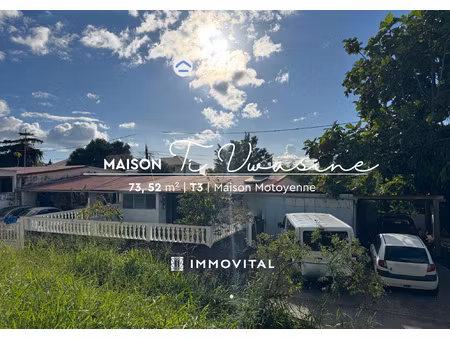 achat maison 3 pièces 74m² basse terre 97100