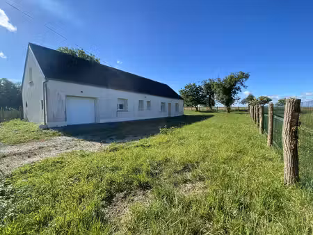 verlin : maison rénovée de plain-pied 84 m2 sur terrain d