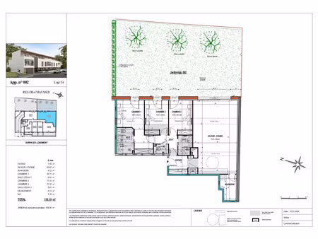 vente appartement 4 pièces 110 m² la turballe (44420)