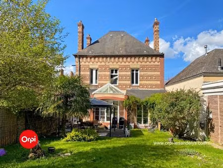 vente maison 8 pièces 193 m² courcelles-sur-seine (27940)