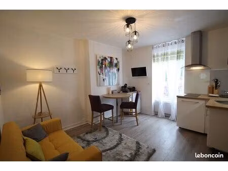 agréable t1bis de 33 m² traversant  au calme  proche fperrin/inspe/chu/vanteaux