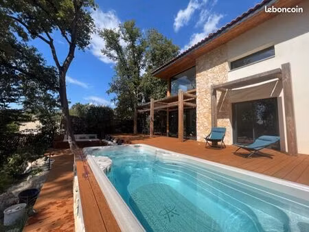 maison bioclimatique 160m² roquefort les pins