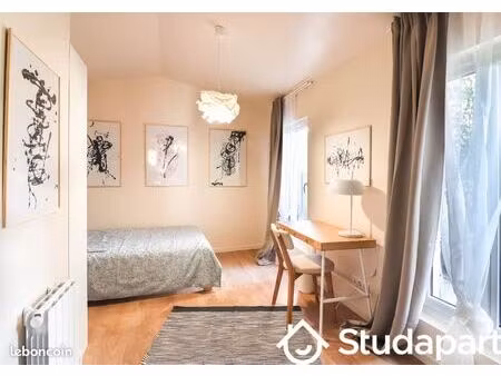 chambre 1 pièce 9 m²