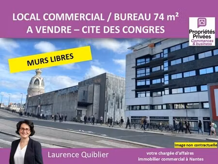 en vente local commercial 74 m² – 252 964 € |nantes